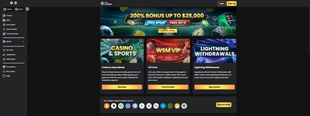WSM Casino - Montana Online Casinos